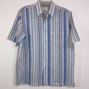 Tasso Elba ‘Island’ Linen Shirt. Size Medium